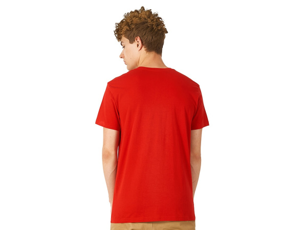 Футболка «HD» из премиального хлопка мужская, Размер L, Цвет красный