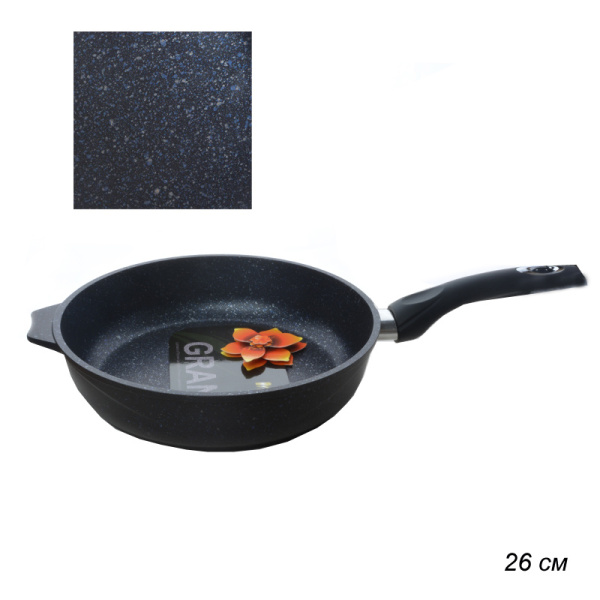 Сковорода 26 см Гранит star / с026803 /уп / с несъемной ручкой,6,5 см Мечта