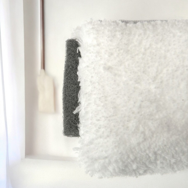 Насадка микроволоконная коротковорсная для мытья стеклянных поверхностей, 38 см