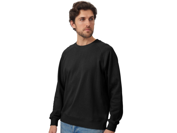 Свитшот оверсайз с рукавом реглан «Belgrade», унисекс, Размер XL, Цвет черный