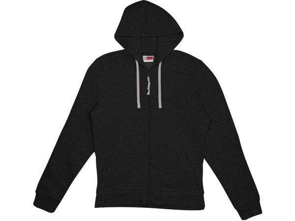 Толстовка на молнии "Perform" женская, Размер L, Цвет черный