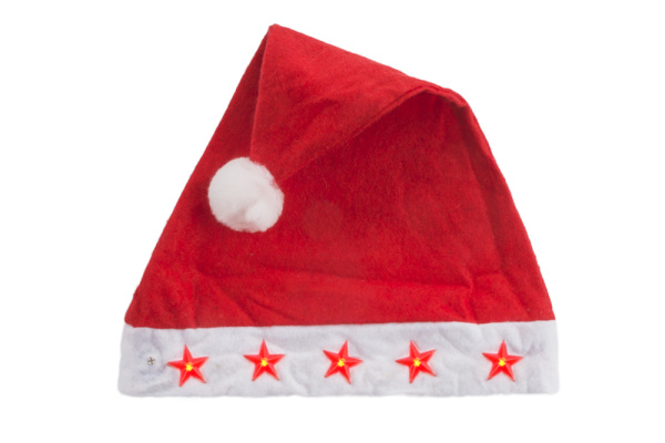 Новогодняя шапка со звездами