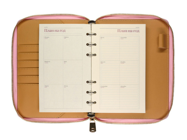 Ежедневник недатированный А5- «Riviera. Zefir», Цвет розовый зефир