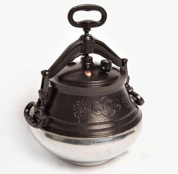 Казан Афганский 8 литров комбинированный, полированный алюминий