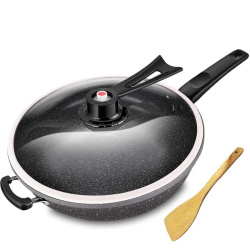 Казан Вок "Сила Гранита" 4 в 1  объем 4л, 32см (Лучшее качество, не пожалеете!)