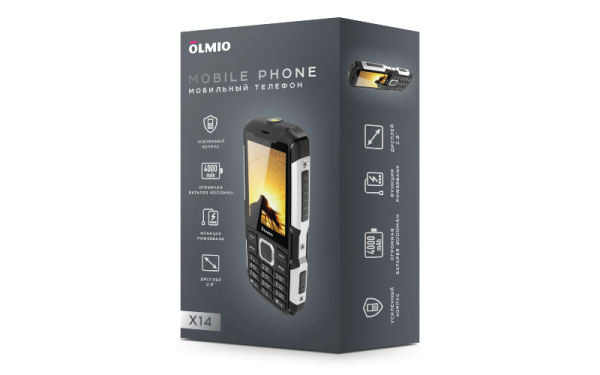 X14 Olmio (черный) Мобильный телефон