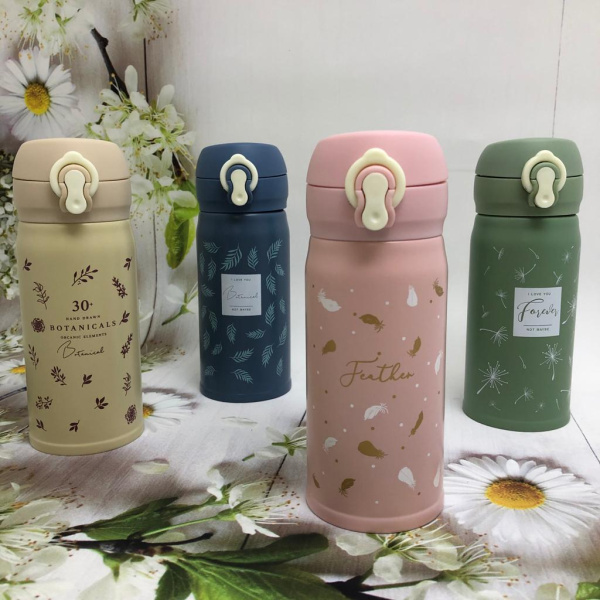 Термокружка I Love You FOREVER Botanicals, 350 мл