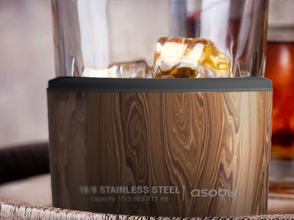 Тумблер для виски «WHISKEY KUZIE», Цвет дерево