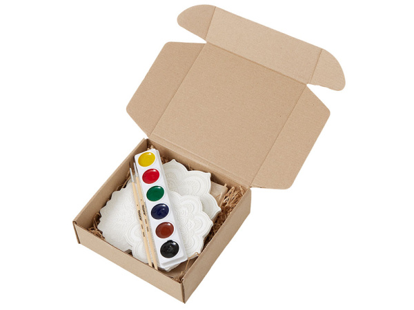 Набор для творчества мандалы из гипса «Soul Art», Цвет белый