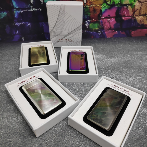 Импульсная USB-зажигалка Lighter  Classic Fashionable Золото