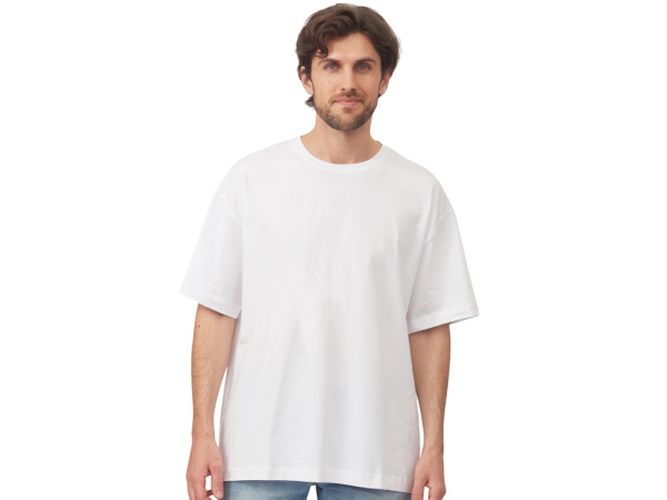 Футболка оверсайз «Vienna» унисекс, Размер XL, Цвет белый