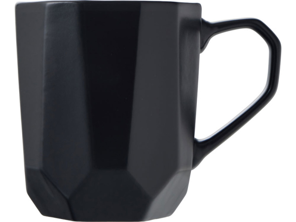 Кружка с гранями «Amery», Цвет черный матовый