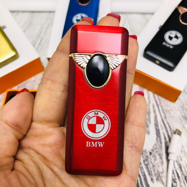 Сенсорная зажигалка Eagle LIGHTER BMW Красная крылья