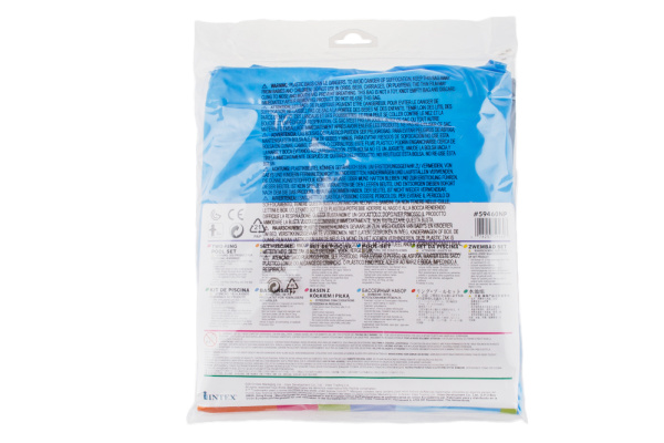 Надувной детский бассейн "Patterns" 122х25см Intex