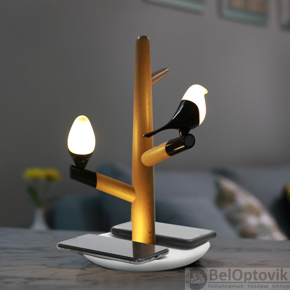 Интерьерная лампа с беспроводной зарядкой Ribon