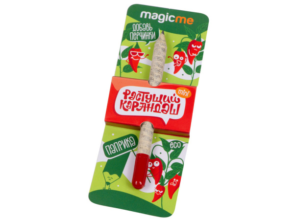 «Растущий карандаш» mini с семенами паприки, Цвет серый/красный