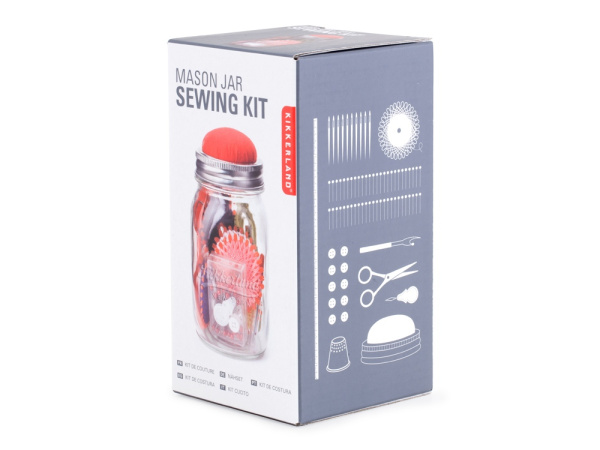 Швейный набор в банке «Sewing Kit», Цвет прозрачный, разноцветный