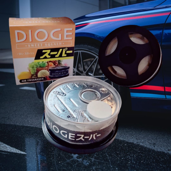 Ароматизатор нанокерамический DIOGE в алюминиевой баночке, автопарфюм / аромат для дома / для быта, 43 гр.