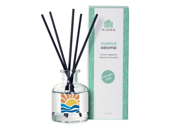 Ароматический диффузор «Lavender field», Цвет прозрачный, черный