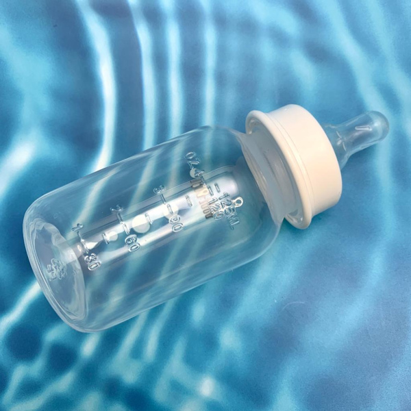 Бутылочка для кормления SIMPLE MED классическая, 125 мл. (с 0 месяцев)