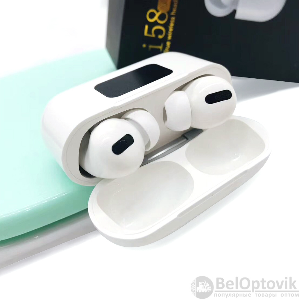Наушники беспроводные Bluetooth Mobby i58, белые