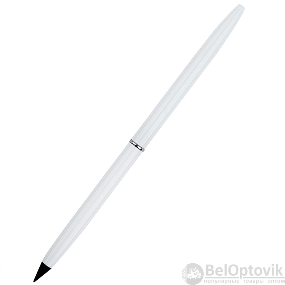 Вечный карандаш с шариковой ручкой EverLine, белый