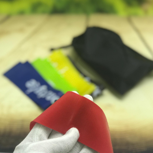 Набор Фитнес резинки с мешочком для транспортировки 5 шт  Classic, без надписей (с инструкцией на русском языке)