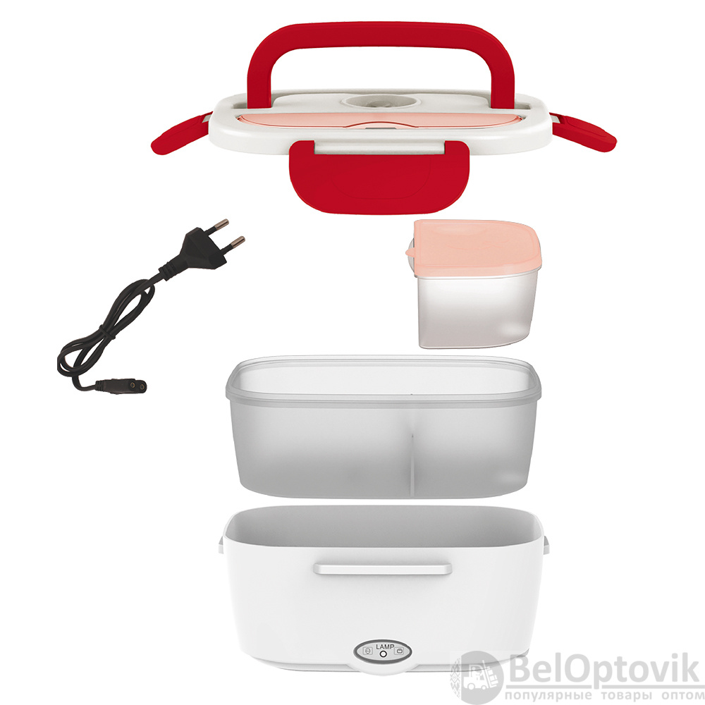 Ланчбокс с подогревом Yummybox (работает от 220В), 1500 мл