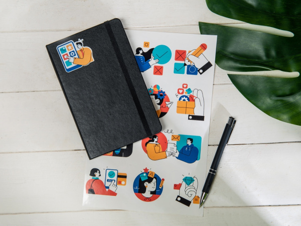 Стикерпак, Размер А4, Цвет белый