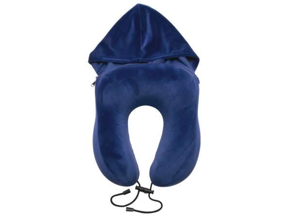Подушка с эффектом памяти, с капюшоном «Dream Hood», Цвет синий