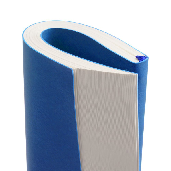 Ежедневник Flat Light ver.2, недатированный, синий, 14,7х20,6х1 см