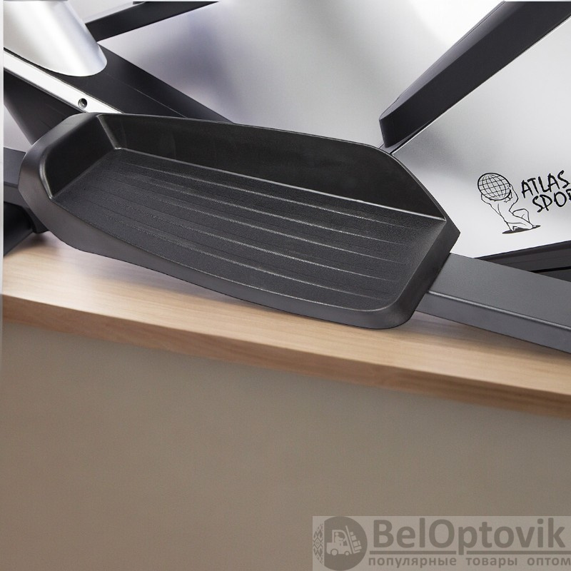 Эллиптический электрический тренажер Черный-серебристый / Укрепляет здоровье и физическую форму