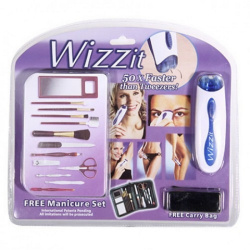 Дорожный набор: Эпилятор WIZZIT + маникюрный набор  с зеркалом