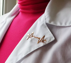 Брошь Сердцебиение (пульс) 5,0х2,0 см