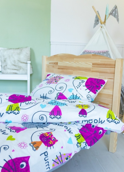 Детское постельное белье "Baby Classic" 1.5 спальное. Поплин 100% (под.153х215, прост.160х240, нав.70х70)