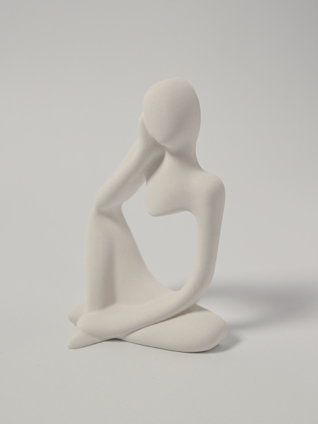 Мыслитель 1 - Статуэтка декоративная из гипса, арт. g005006