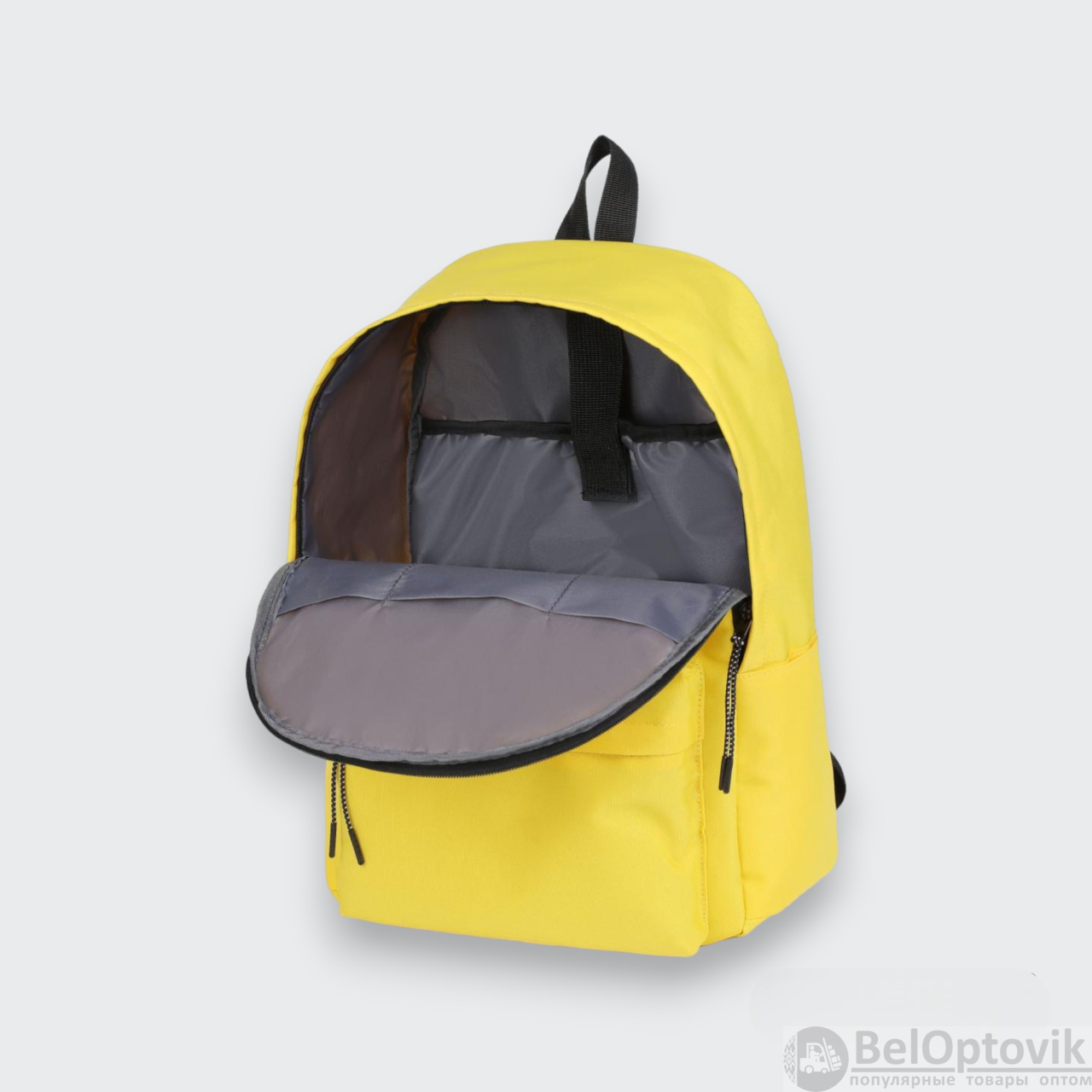 Городской рюкзак для ноутбука до 15,6", желтый / Экологичная водоотталкивающая ткань, стойкая к загрязнениям и царапинам