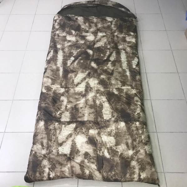 Спальный мешок с подголовником «Stalker Military Style» одеяло (225*95, изософт, до -20С), РФ