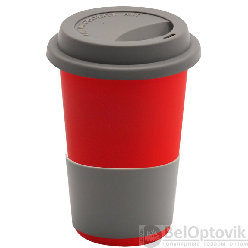 Кружка Magic To Go, красный/серый