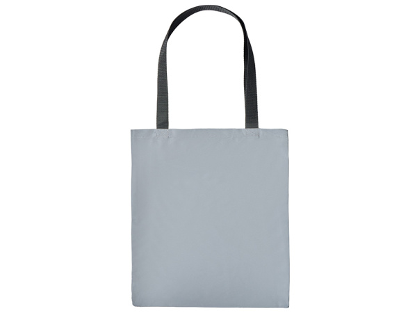 Светоотражающая сумка для шопинга «Neo Reflector» с кольцом, Цвет серый светоотражающий