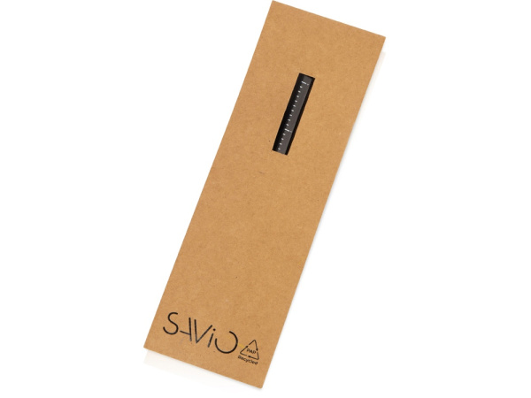 Вечный карандаш с линейкой и стилусом «Sicily», Цвет черный