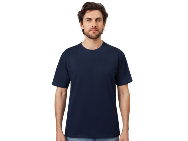 Футболка из френч терри «Warsaw», унисекс, Размер M, Цвет темно-синий