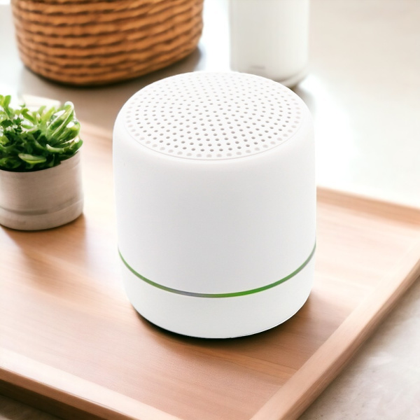 Беспроводная Bluetooth колонка Bardo, мощность 3W, RGB подсветка, белый / Отличное качество звука и стильный дизайн