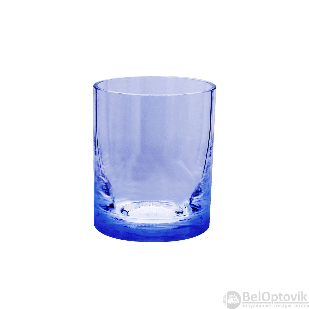 Стопка 40 мл., небьющаяся, PС, прозрачная, 01 Синий, 35 шт./уп.