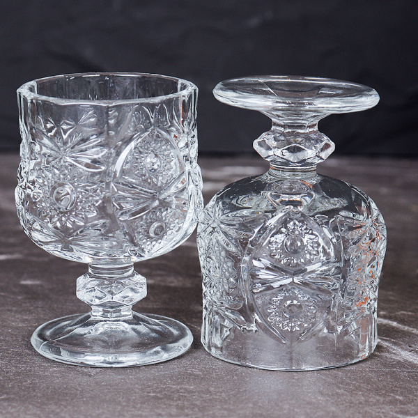 Рюмка 6 штук 50 мл бочонок Орнамент / 611-1B /уп 24/