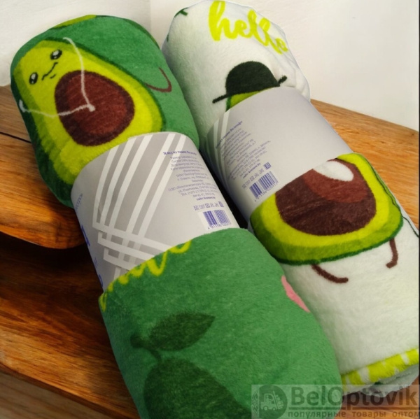 Плед Велсофт 180 х 200 см., плотность 200г/м2 / цвет МИКС