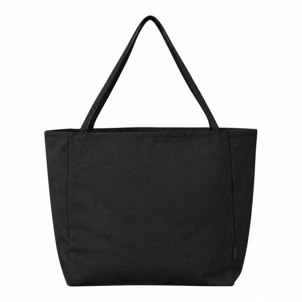 Шоппер-оверсайз «Grossbag» из переработанного хлопка, 340 г/м2, Цвет черный