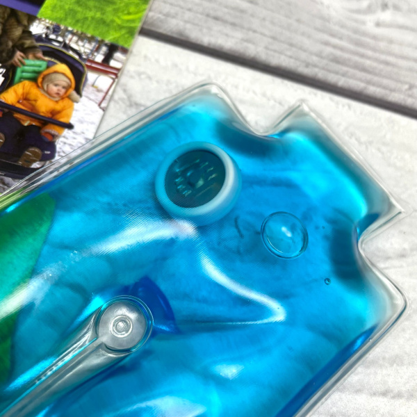 Солевая грелка ЛОР. Активатор "кнопка", размер 16 х 7 см Цвет Микс