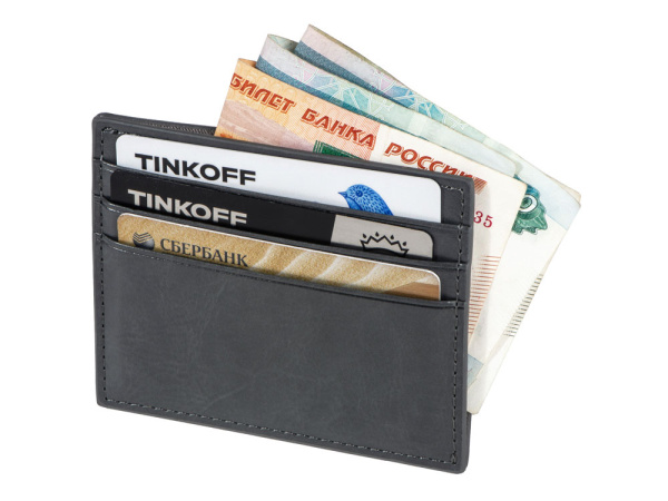 Картхолдер для 6 карт с RFID-защитой «Fabrizio», Цвет серый