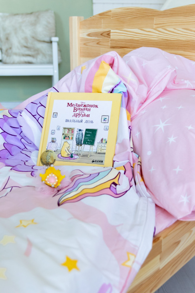 Детское постельное белье "Baby" 1,5 спальное. Поплин 100% (под.153х215, простынь НА РЕЗИНКЕ 160х240, нав.70х70)